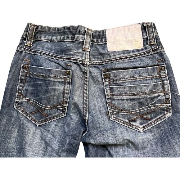 GFFERRE Jeans Womens Size 28 Blue Leg Denim Mid Rise‎ Fit Pockets Turkey - Picture 4 of 6